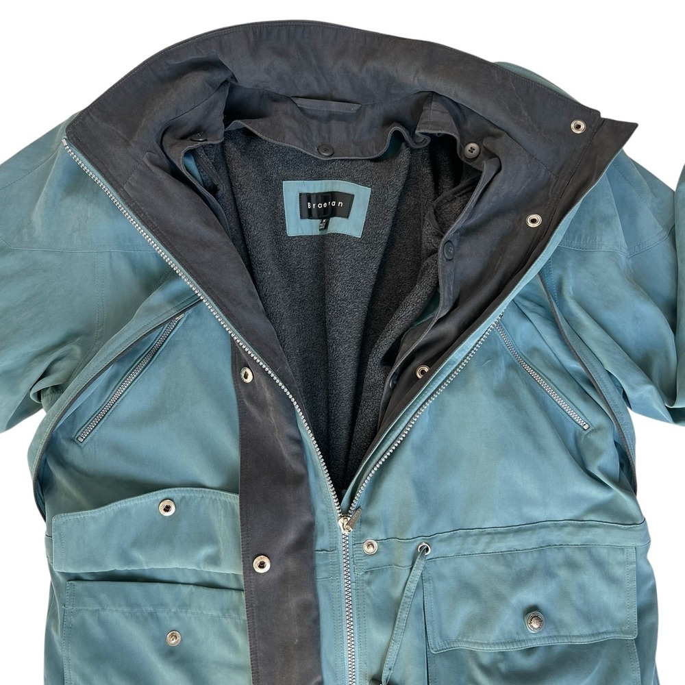 Mens‎ Transitional Field Jacket Medium Removable Fleece Lining Gorpcore Utility
